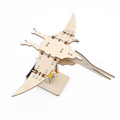 Primary and secondary school students' science and technology small production Pteranodon model material package DIY bionic dinosaur model STEAM education