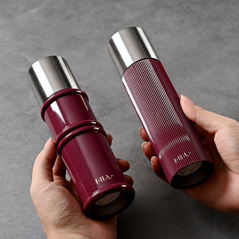 Molinillo de pimienta manual doméstico molino de polvo botella de condimento artefacto comercial fresco molino de pimienta molino de sal marina