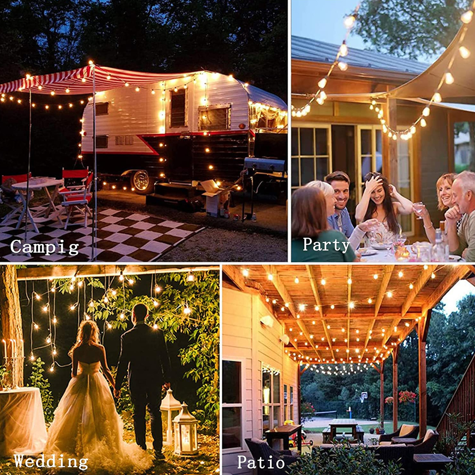 Fabricante directo ST38 lámpara LED decoración exterior jardín lámpara de Navidad lámpara solar lámpara de lámpara de lámpara