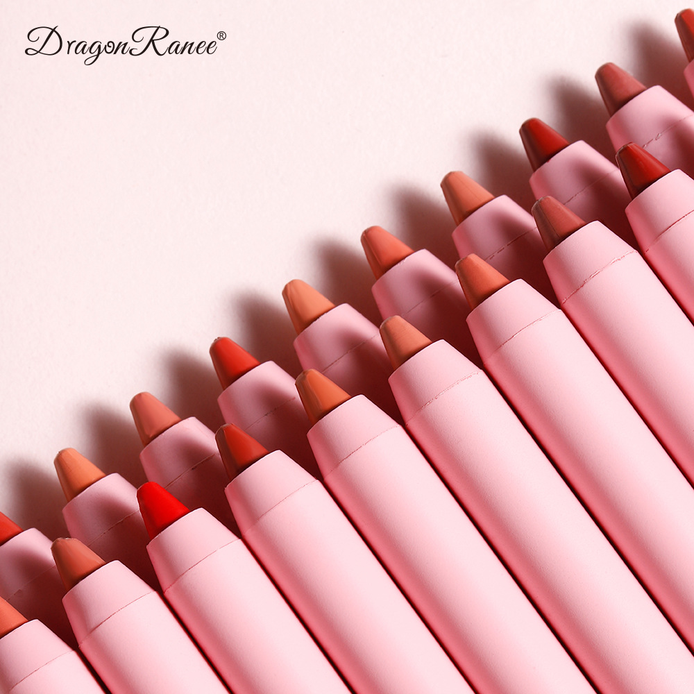 Dragonranee Lip Liner Waterproof Matte Matte Pink Hook Line Lip Plumping Lipstick Pen Foaming Pen Does Not Fade