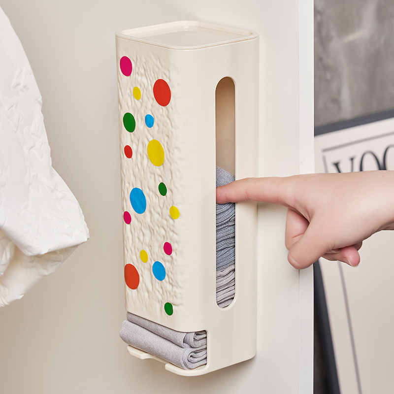 ドーパミン下着靴下収納ケース引き出し式たんすの中に穴を開けない壁掛け収納ケース防塵整理神器|undefined