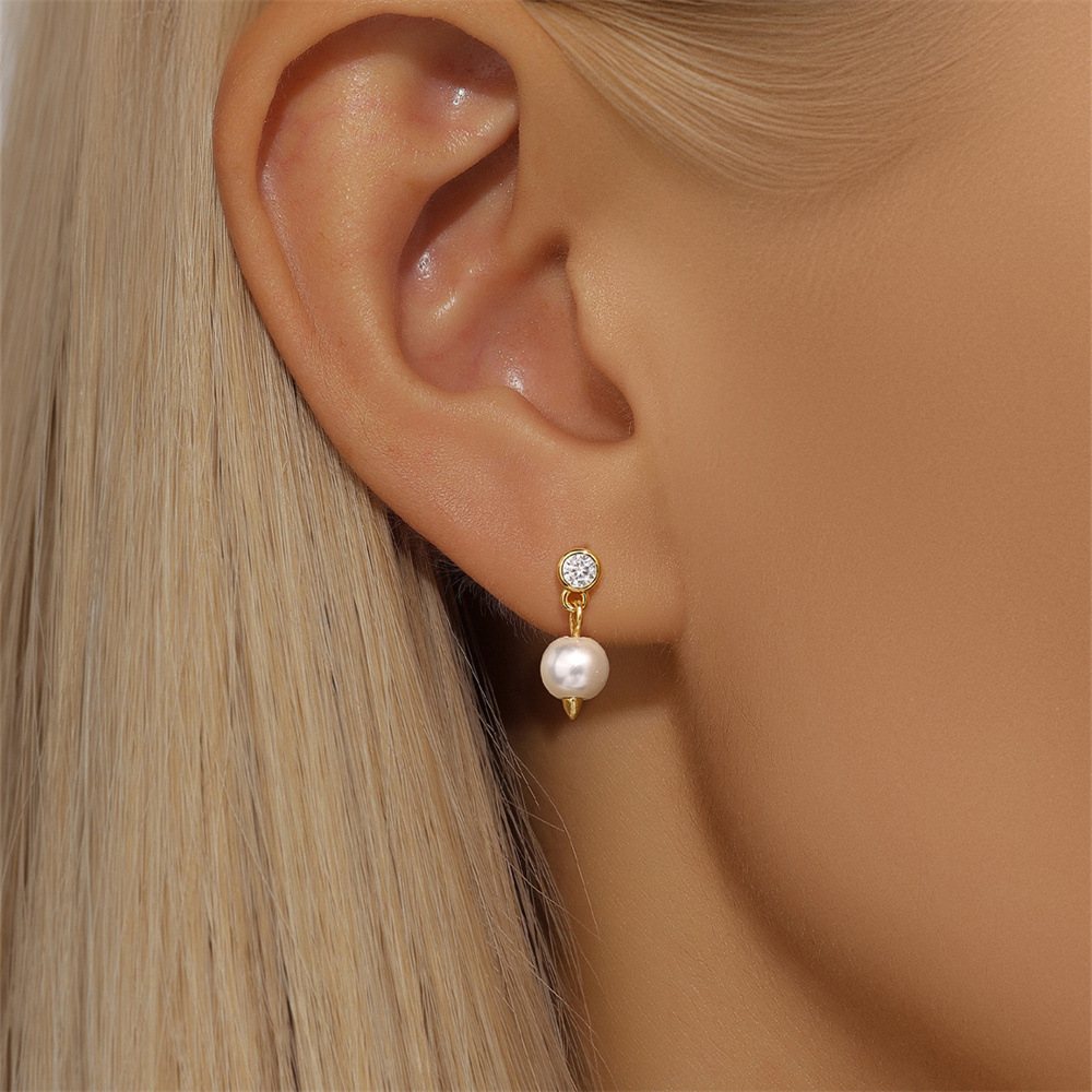 2g Weight Zircon Inlay Material Ear Studs Classification Ear Cartilage Rings & Studs Piercing Type 1 Piece Quantity Daily Occasion 925 Sterling Silver Material Geometric Pattern All Seasons Season Unisex Gender Simple Style Style 1 Piece Ear Cartilage Rings & Studs Simple Style Geometric 925 Sterling Silver Zircon Ear Cartilage Rings & Studs 14