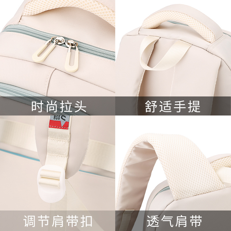 Mochila de pescado natural para estudiantes de escuela secundaria de alta capacidad mochila de grados 3 - 6 mochila mayorista