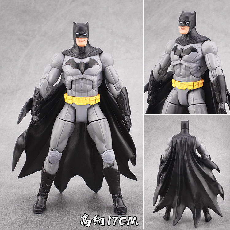 Superhéroes justicia unida acero Batman guerra superman puede hacer a mano modelo de muñecas adornos