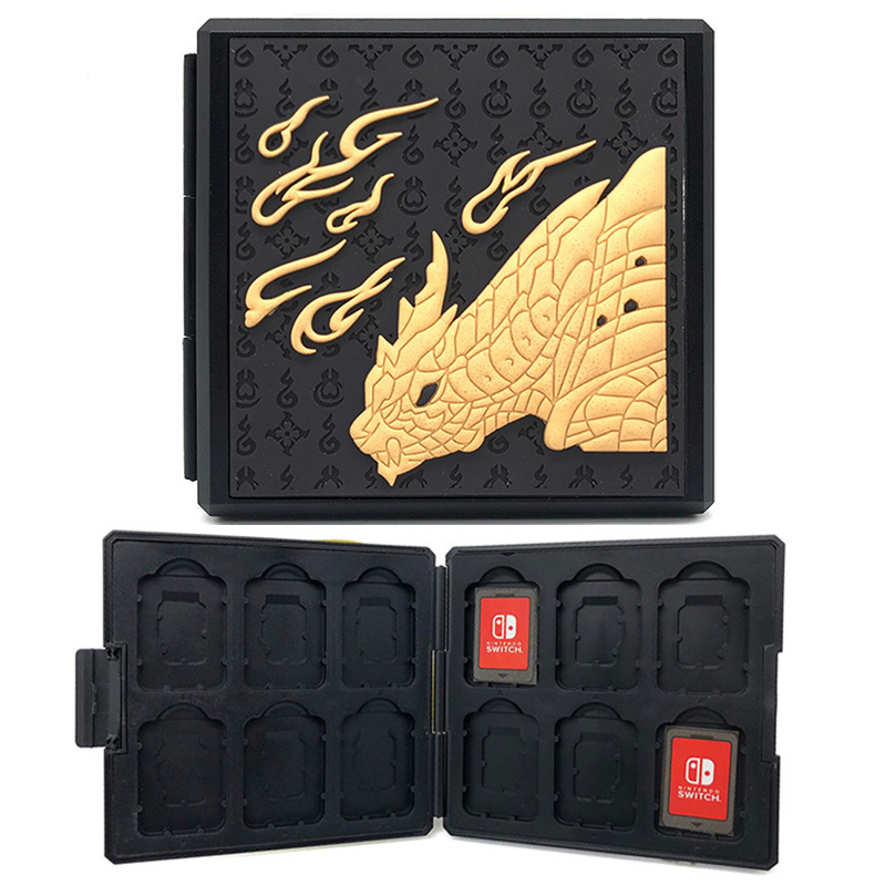 Interruptor de juego caja de cassette NS caja de tarjeta magnética de silicona caja de almacenamiento accesorios OLED caja de tarjeta portátil Lite Accesorios