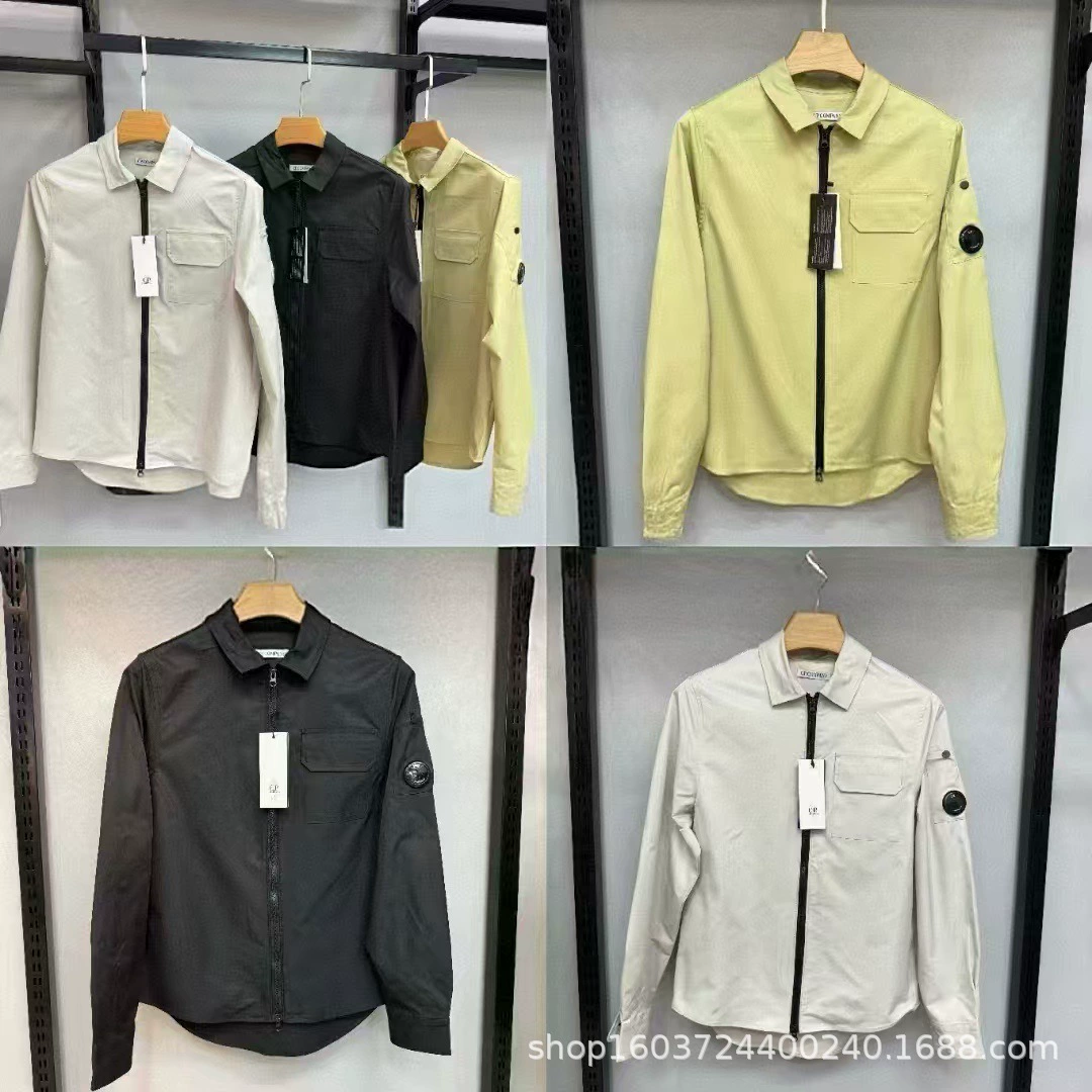 25-летний новый трансграничный внешний оборот Корейская версия повседневная простая свободная раскладушка с длинным рукавом с отворотом на молнии кардиган молодежная рубашка