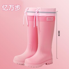新款时尚女鞋特高女士外穿雨林徒步涉水鞋增高防水女水鞋胶鞋套鞋