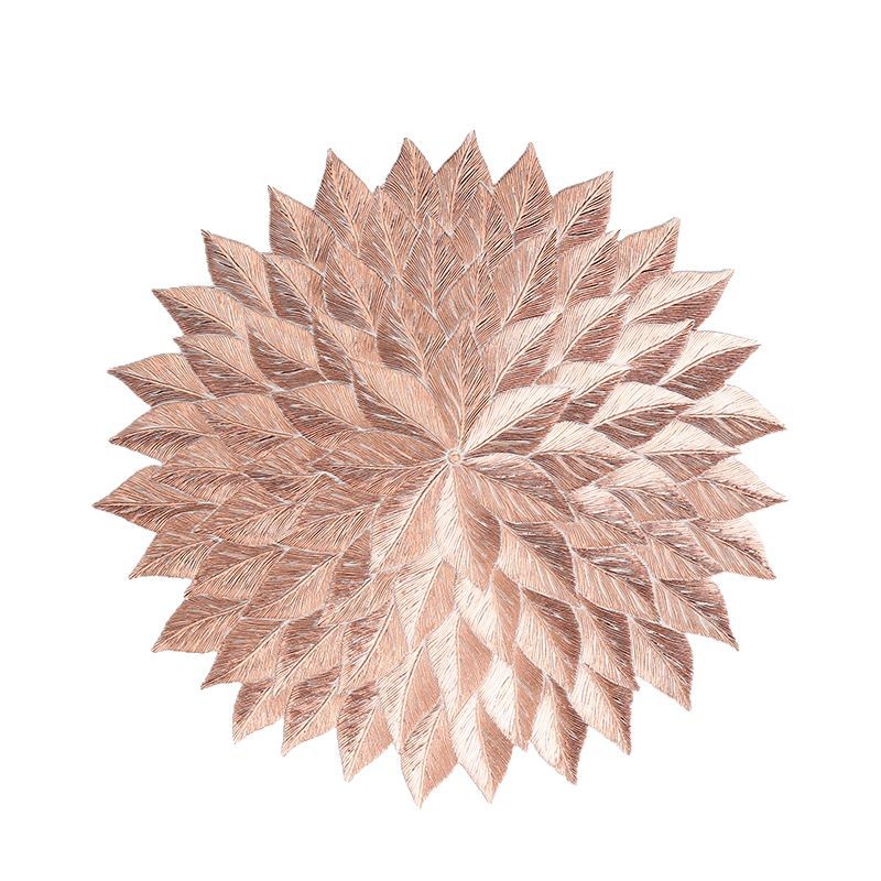 Flores europa estera impermeable a prueba de agua a prueba de aceite tabla de PVC bandera europa estera de lujo ligera estera de taza simple al por mayor