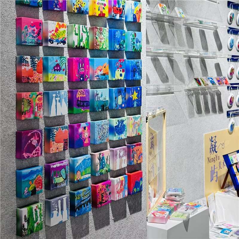 画室自制盲盒学校绘画板美术展活动特色创意美术课手工专用小盒子