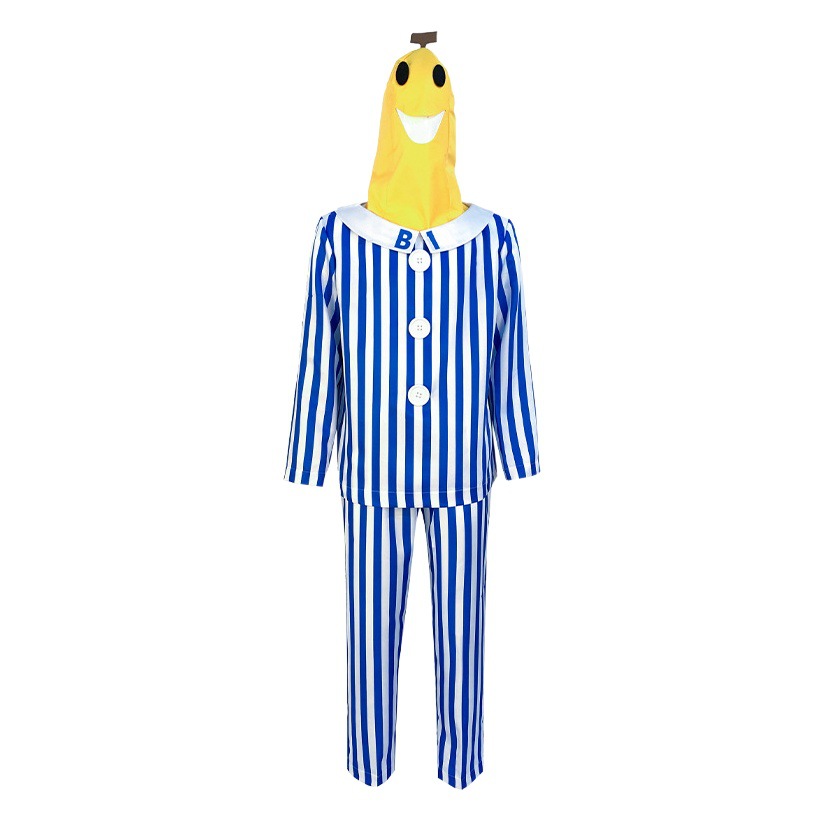Halloween Cosplay partido traje adulto Cosplay etapa rendimiento traje Pijamas Hombre plátano hombre