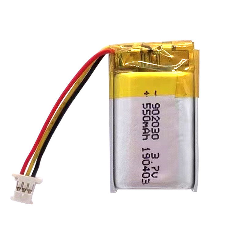 ポリマー電池902030 550mAh 3.7V 1.0 3p超薄型プラグかみそりマッサージ器電池|undefined