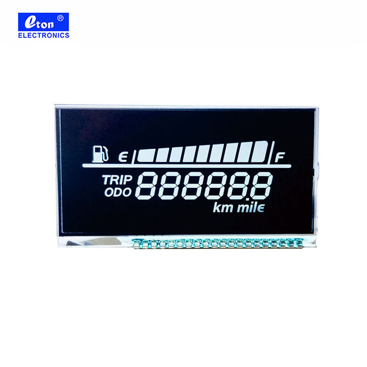 2.4英寸仪器仪表断码屏速度表厂家直供LCD液晶屏SPI液晶显示模块