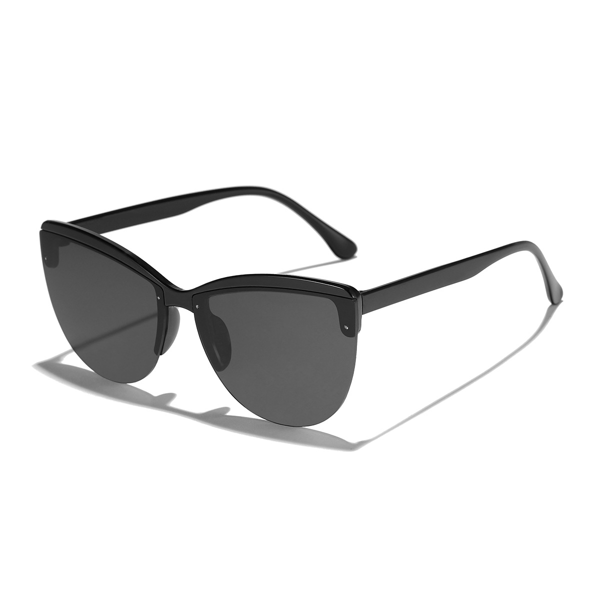 Cross-border nuevo medio-Marco retro gato ojo Internet celebridad misma moda todo partido al aire libre UV a prueba de gafas de sol