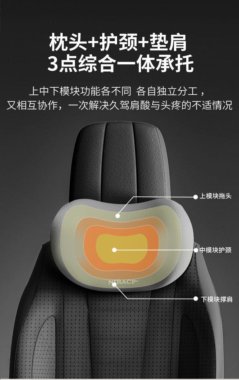 Car Lumbar Support Cushion for Driver's Seat, Backrest Cushion, Car Seat Cushion, Lumbar Pad, Driver's Driving Lumbar Support Cushion