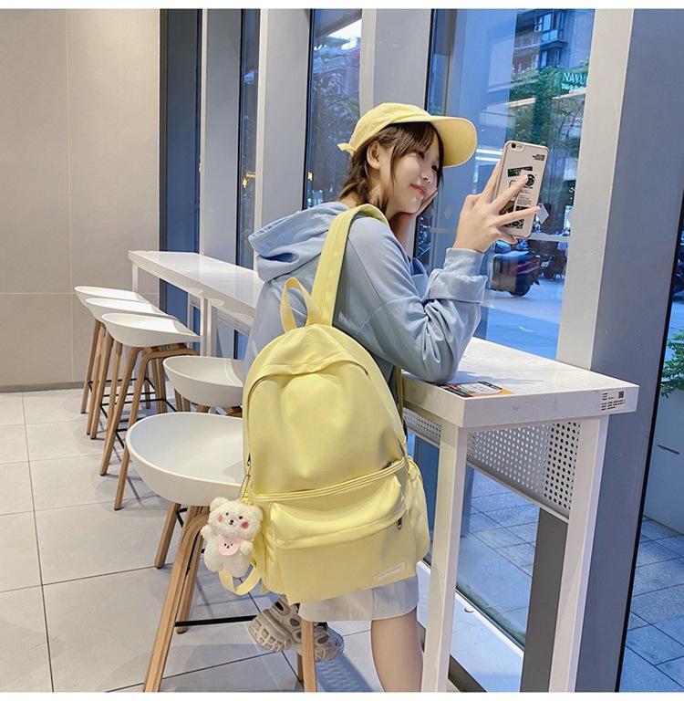 Schoolbag Female Korean Style Japanese Style Harajuku Ins College Style Junior High School Student High School and College Student Backpack LargeCapacity Backpackpicture38