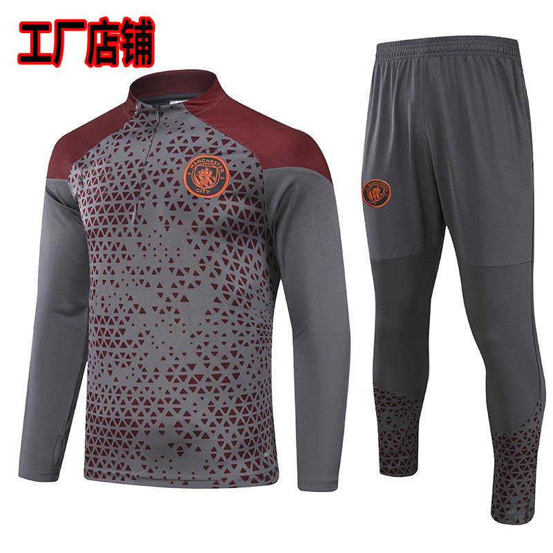 2324 Chelsea blanco de manga larga trajes de fútbol hombres de otoño y invierno camiseta de entrenamiento al aire libre