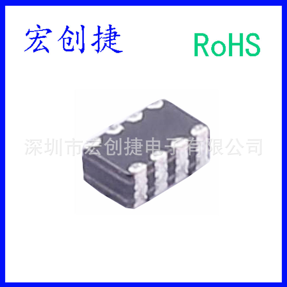 四路贴片共模滤波器 ICMF214P101MFR 阻抗90Ω 100MHz 100mA 0805