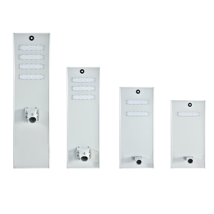 Solar al aire libre patio rural carretera parque urbano lluvia a prueba de relámpagos luminoso perfil LED integrado lámpara de calle