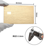 Креативный пустой анодированный алюминий, матовый металлический чип, дебетовая/кредитная карта Visa, лазерная гравировка