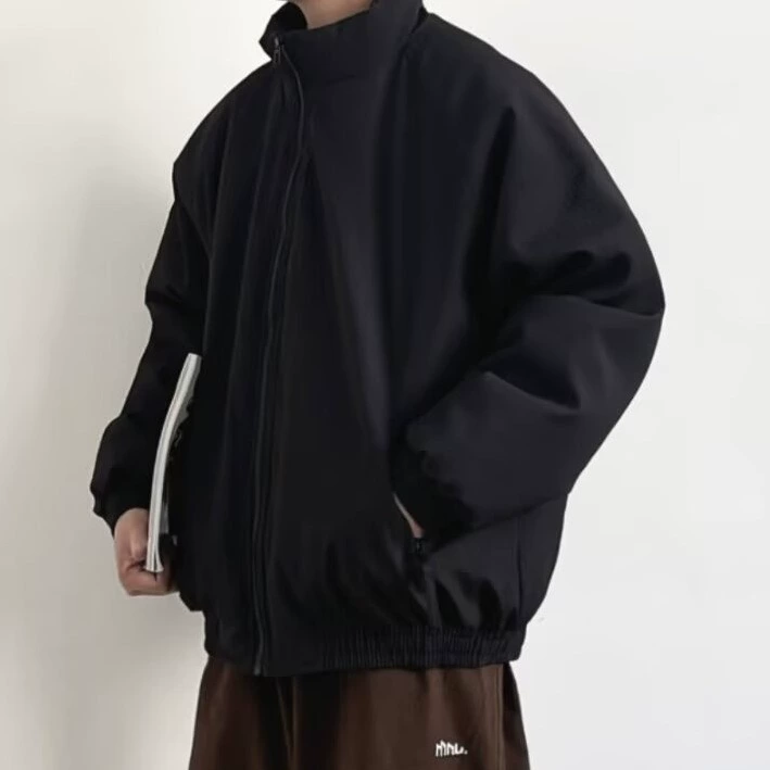 Japanese autumn retro men's jacket, oversize