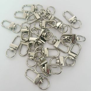 Zinc Alloy Revolving Door Buckle Dog Buckle Gift Keychain Zinc Alloy Luggage Electroplated Hardware DIY Accessories Hook Buckle