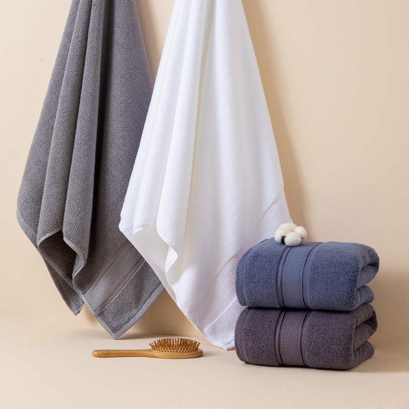 Saugfähiges Badetuch Aus Reiner Baumwolle Für Damen Und Herren_voghion.com