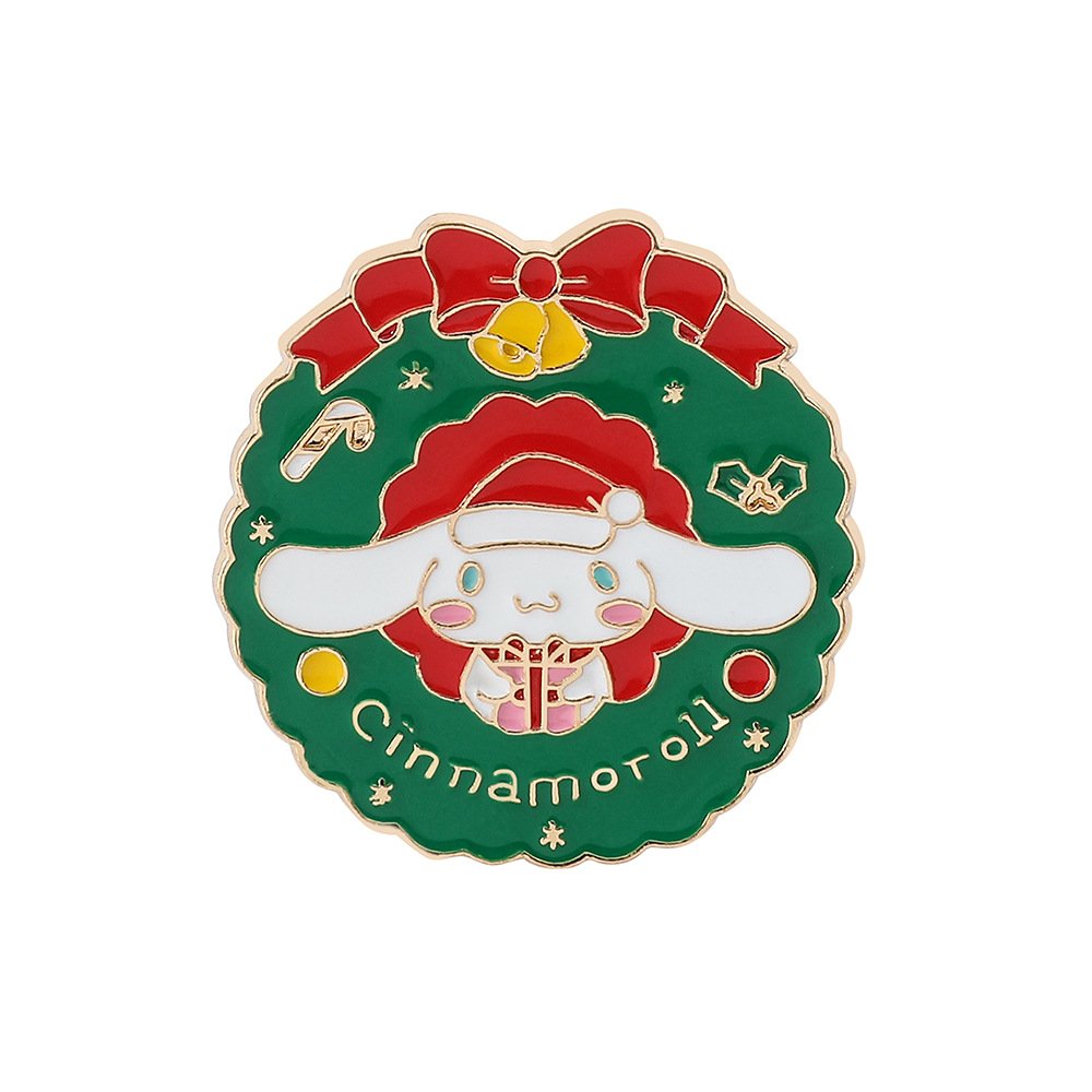 Venta caliente cien Sanrio serie de metal broche de dibujos animados coolomi Yugui perro KT gato todo-fósforo de moda insignia