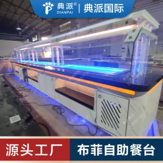 布菲台自助餐设备厂家出口美国餐厅芝加哥洛杉矶休斯顿纽约