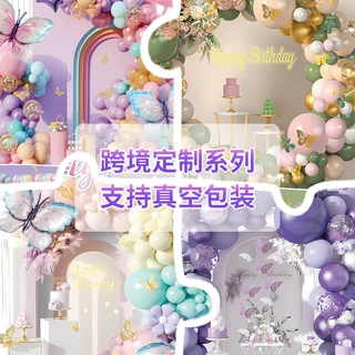 跨境气球套装开业活动拱门节日氛围生日场景布置乳胶跨境资质