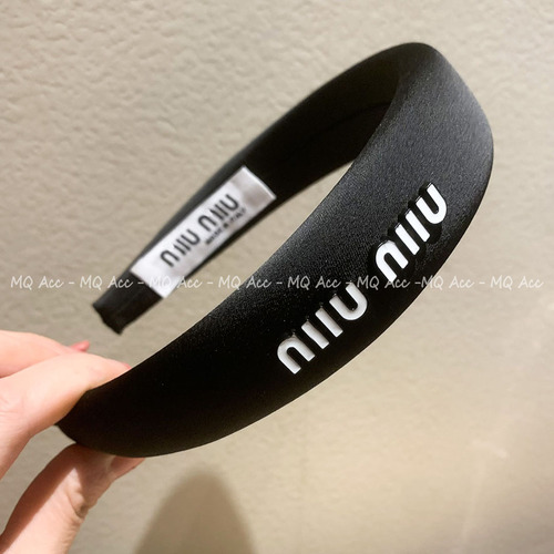 New Style Mis Letter Headband High Crown Personality Sponge Headband Fashion Hairstyle Accessory Sweet Versatile Personality