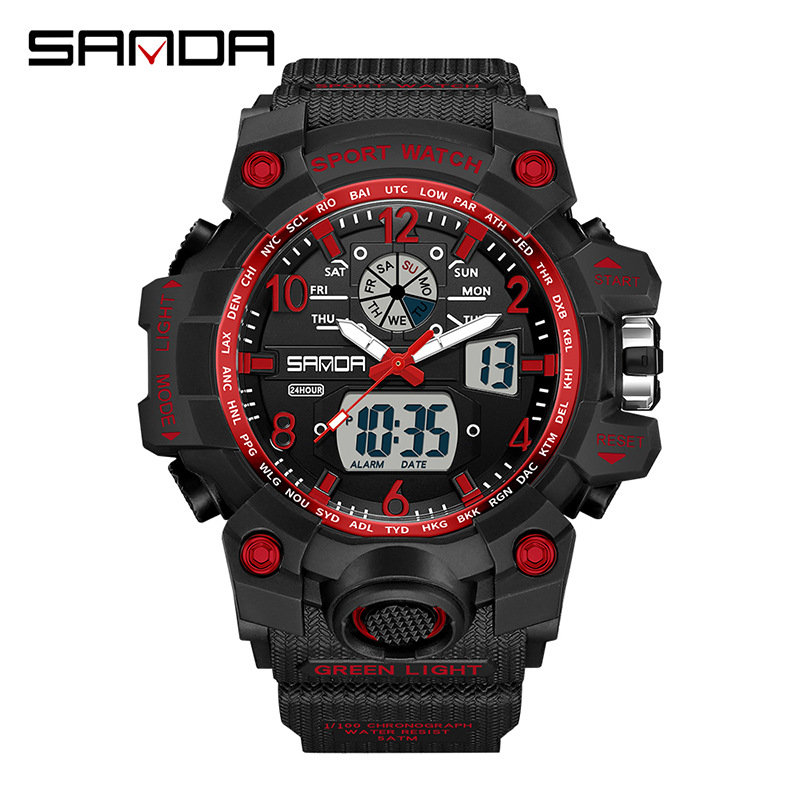 3306 [women’s style] black and red
