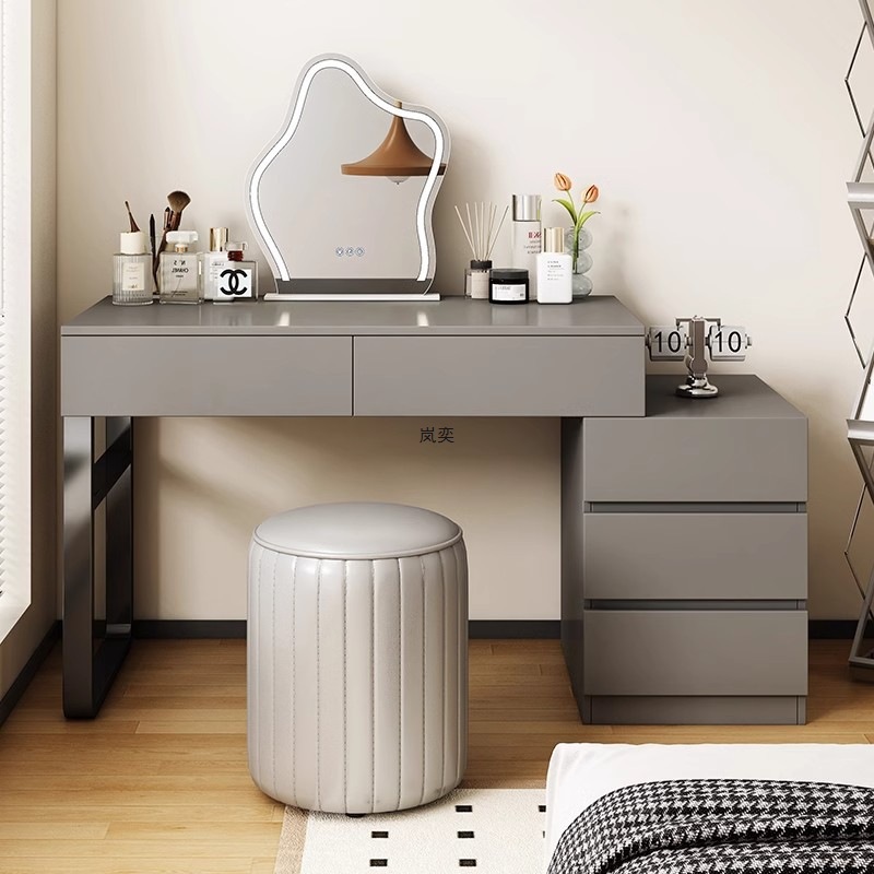 Home Bedroom Dressing Table Modern Simple Small Dressing Table Small Apartment Cupboard Makeup Cabinet Integrated Storage Table