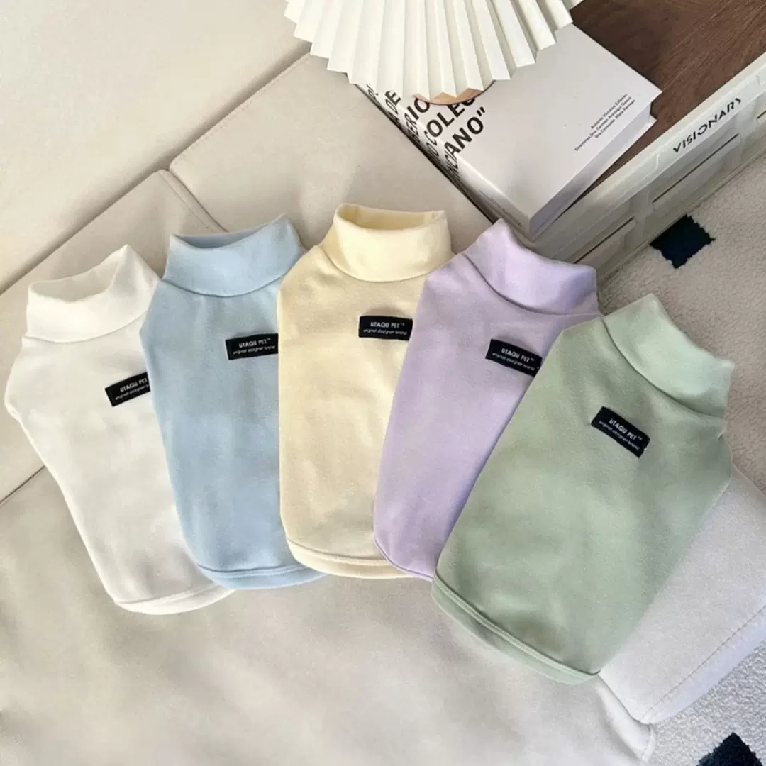 宠物打底衫泰迪比熊马尔济斯约克夏小型犬贵宾猫狗狗通用衣服德绒