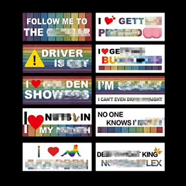 车身贴;遮阳挡;刹车灯