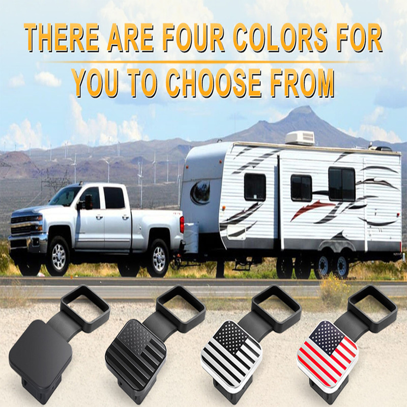 Cross-Border Hot-Selling Auto Parts Plug Cover Trailer Hook Dust Plug Square Mouth Protective Cover Car Suspension Device Cover