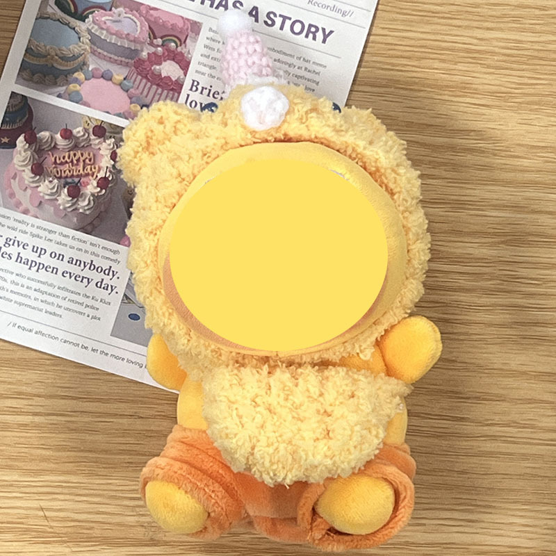 Yellow bear hood + bag