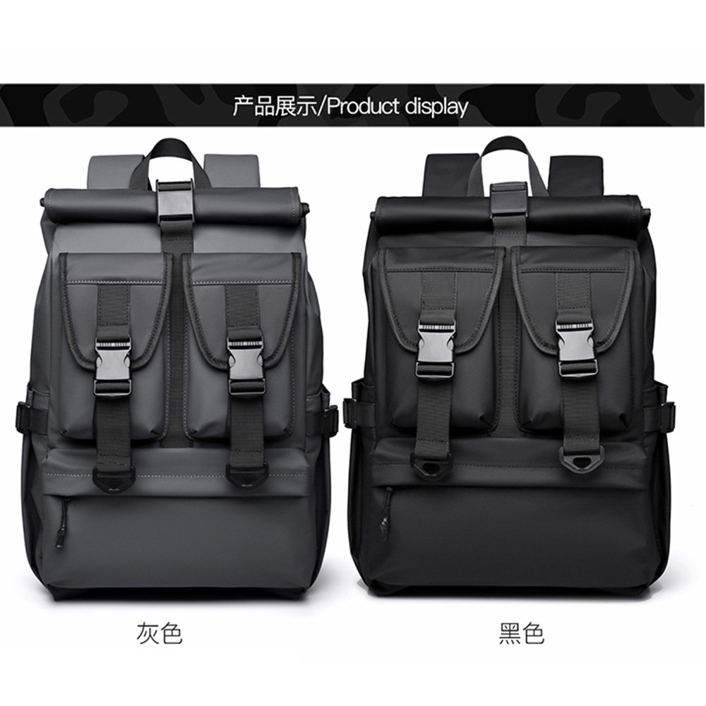 2025 nueva moda personalidad mochila de viaje ocio película de cuero herramientas mochila de moda mochila de estudiantes universitarios