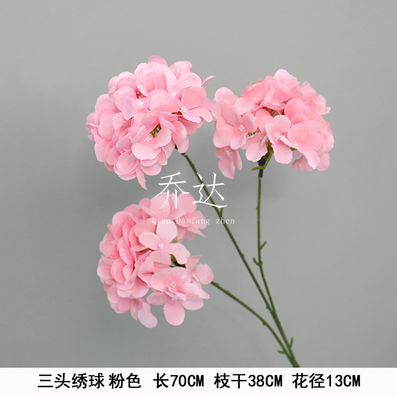 Three-headed hydrangea