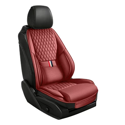 Full Leather Seat Cover with Lumbar – Four Seasons Pad