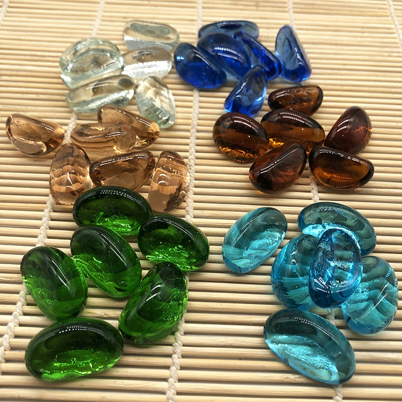 Аквариум из камня кешью для украшения поделок Конфеты Камень Археологическая Слепая Коробка Красочные стеклянные плоские бусины