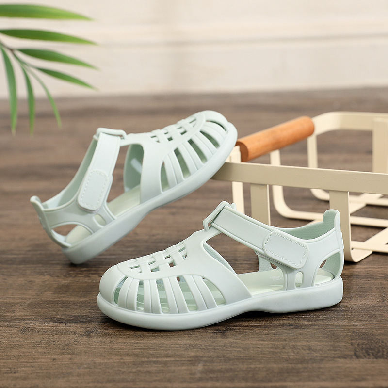 Nuovi sandali spagnoli per bambini Igor Stesso stile Baotou Sandali casual per ragazzi Scarpe in gelatina per ragazze con suola morbida_voghion.com