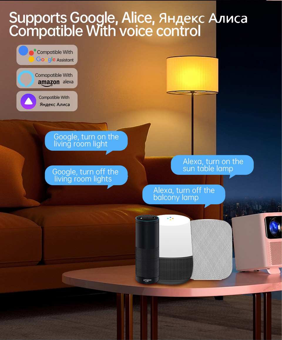 Cozylife WiFi Smart Switch Timer 2.4G Remote Control 16A Switch Mini Intelligent Switch