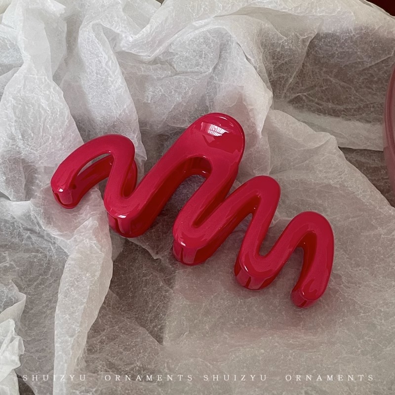 La parte posterior de la cabeza horquilla de perlas grande al por mayor pinza de metal ins pinza de tiburón sensación de alto nivel, simple, horquilla femenina