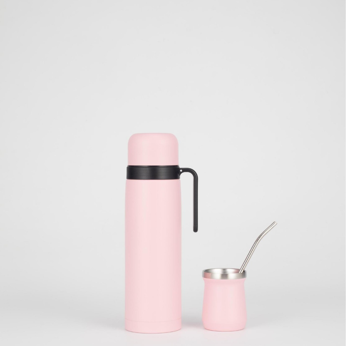 2025 acero inoxidable transfronterizo mate taza de agua portátil a prueba de quemaduras de doble capa