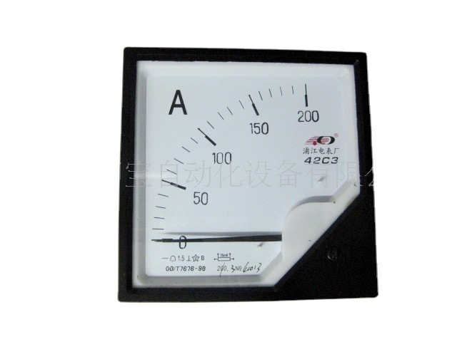 供应 小表头 机械表头 指针表 指针机械电流表42C3 200A(图)