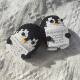 Cross-border Explosions Positive Penguin Dolls Hand-crocheted Positive Energy Encourage Cards Emotional Support Crocheted Dolls