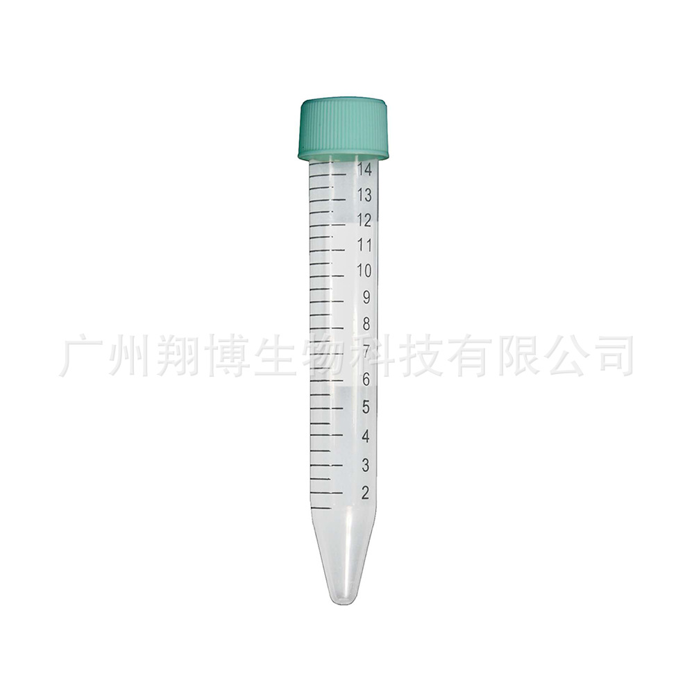 SCT-15ML-25-S 15 mL聚丙烯 (PP) 离心管，锥形底，带螺旋盖，大
