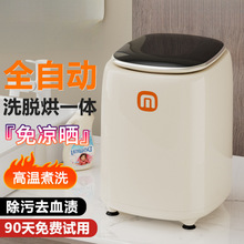 全自动迷你洗衣机家用内衣裤贴身衣物小型洗脱烘一体高温袜子