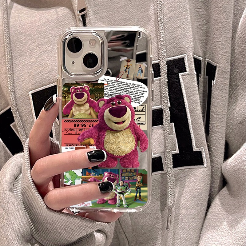 Cute Cartoon Strawberry Bear 15 Mirror Buass Lightyear 14 Apple 13Promax Phone Case iPhone12 Supplement 16 Cute Cartoon Strawberry Bear 15 Mirror Buass Lightyear 14 Apple 13Promax Phone Case iPhone12 Supplement 16