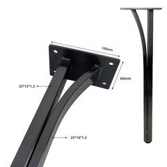 Stainless steel table leg furniture support leg strong load-bearing bathroom cabinet foot table leg stand desk leg vanity cabinet foot